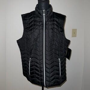 Marc New York Quilted Puffer Vest Black